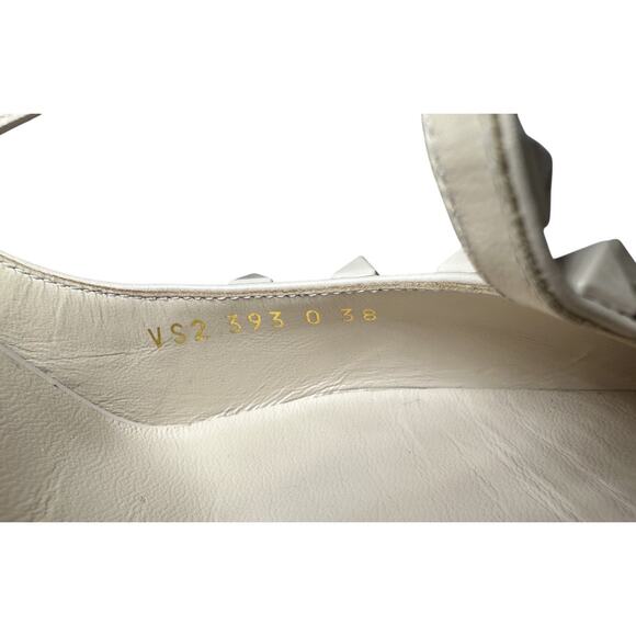 Valentino Garavani NIB Dusty Pink Leather Rockstud Caged Heels Pumps 38 NEW - Picture 5 of 8